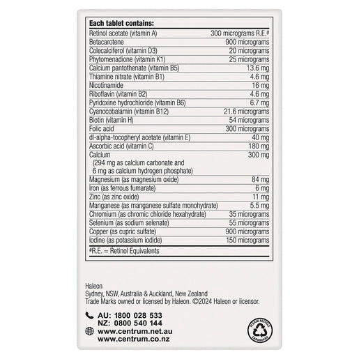 Centrum for Men 60 Tablets