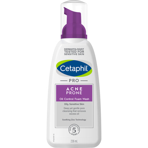 Cetaphil Pro Acne Prone Oil Control Foam Wash 236mL