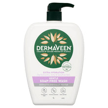 DermaVeen Extra Hydration Gentle Soap-Free Wash for Extra Dry, Itchy & Sensitive Skin 1L - GimmeNow