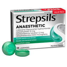 Strepsils Plus Anaesthetic Throat Lozenges 36 Lozenges