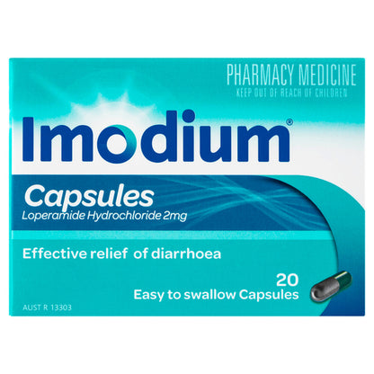 Imodium Easy To Swallow Capsules 20 Capsules