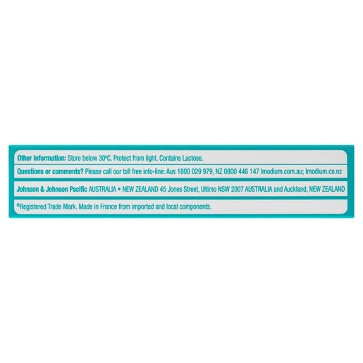 Imodium Easy To Swallow Capsules 20 Capsules