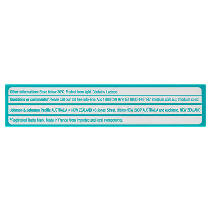 Imodium Easy To Swallow Capsules 20 Capsules