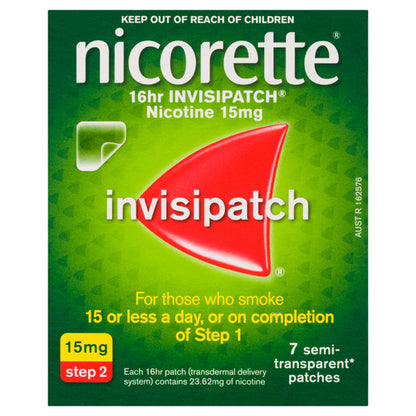 NICORETTE® Nicotine 15mg 16 Hour Invisipatch Step 2 7 Patches