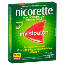 NICORETTE® Nicotine 15mg 16 Hour Invisipatch Step 2 7 Patches