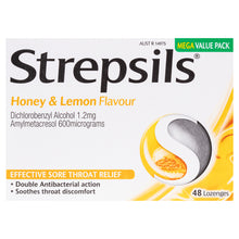 Strepsils Soothing Honey & Lemon 48 Lozenges