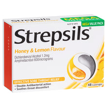 Strepsils Soothing Honey & Lemon 48 Lozenges