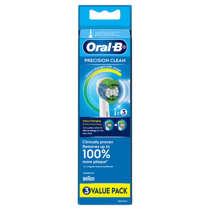 Oral-B Precision Clean Replacement Brush Heads 3 Pack