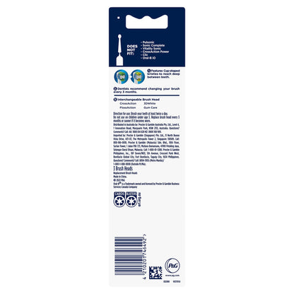 Oral-B Precision Clean Replacement Brush Heads 3 Pack