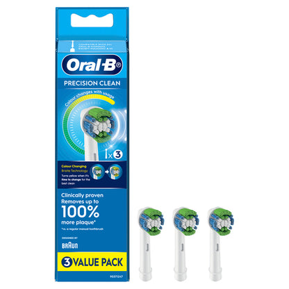 Oral-B Precision Clean Replacement Brush Heads 3 Pack