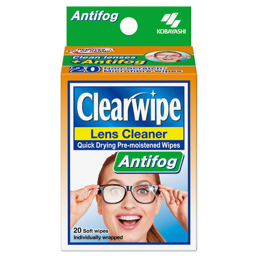 Clearwipe Lens Cleaner Antifog 20 Wipes