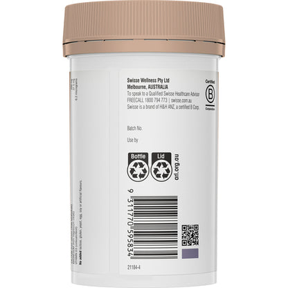 Swisse Ultiboost Magnesium, Calcium & Vitamin D3 120 Tablets