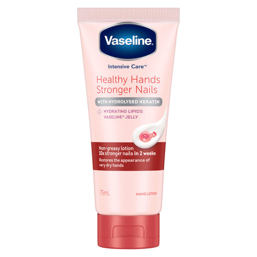 Vaseline Intensive Care Hand Cream Healthy Hands Stronger Nails 75mL