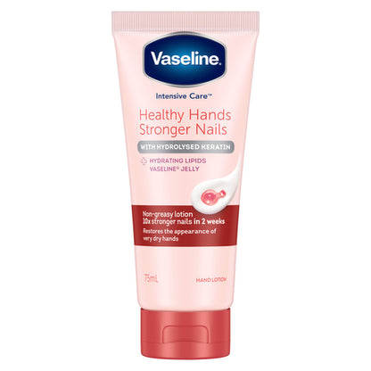 Vaseline Intensive Care Hand Cream Healthy Hands Stronger Nails 75mL