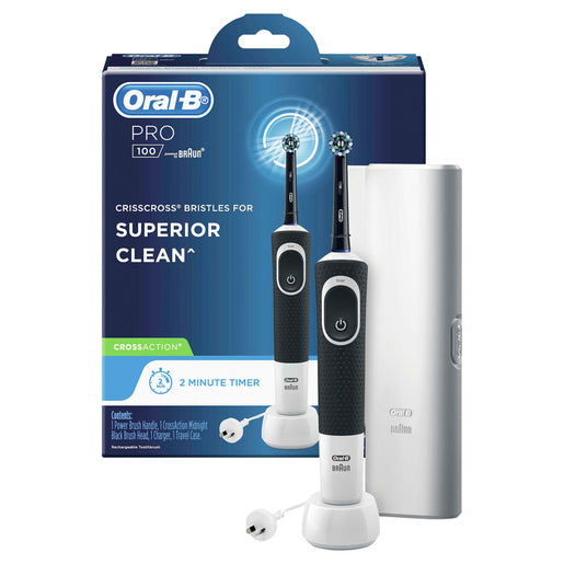 Oral-B Pro 100 Cross Action Electric Toothbrush 1 Each - GimmeNow