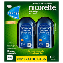 NICORETTE® Fruitdrops Nicotine Regular Strength 2mg Fruit 160 Lozenges