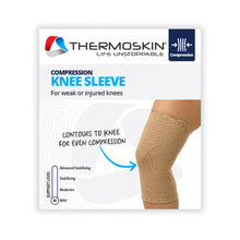 Thermoskin Compression Knee Sleeve Medium Beige 1 Each