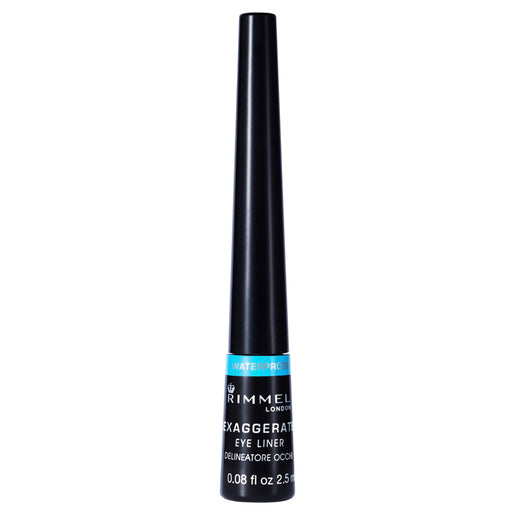 Rimmel London Exaggerate Eye Liner Waterproof Black 2.5mL