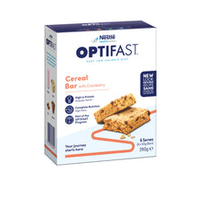 Optifast VLCD Bar Cereal 65g 6 Pack