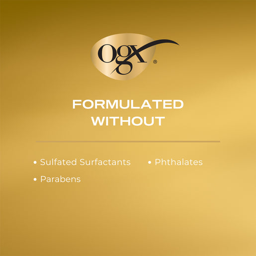 OGX Ever Straightening + Smoothing & Shine Brazilian Keratin Therapy Conditioner For Frizzy Hair 385mL