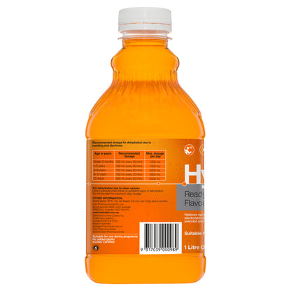 Hydralyte Ready to use Orange Flavoured Electrolyte Solution 1 L - GimmeNow