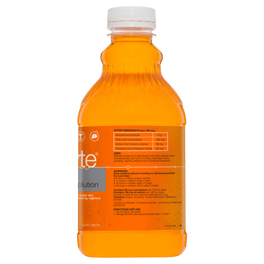 Hydralyte Ready to use Orange Flavoured Electrolyte Solution 1 L - GimmeNow