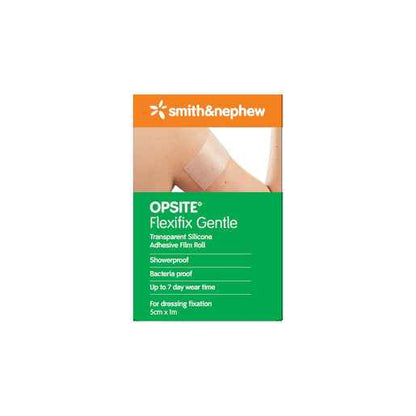 OPSITE Flexifix Gentle Transparent Silicone Adhesive Film 5cm x 1m 1 Roll