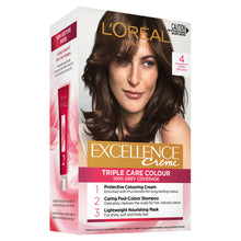 L'Oréal Paris Excellence Crème 4 Dark Brown (100% Grey Coverage) 1 Pack