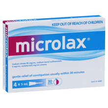 Microlax Enema 4 x 5mL - GimmeNow