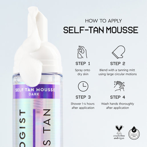 TANOLOGIST Clear Self Tan Mousse Light 200mL - GimmeNow