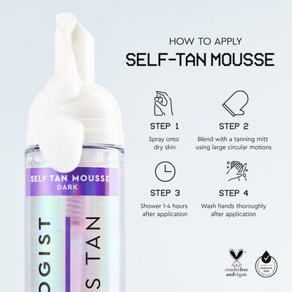 TANOLOGIST Clear Self Tan Mousse Light 200mL - GimmeNow