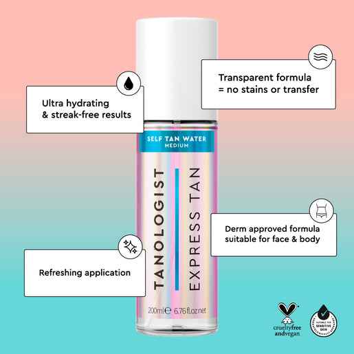 TANOLOGIST Self Tan Water Dark 200mL