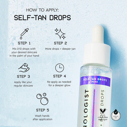 TANOLOGIST Self Tan Drops Dark 30mL
