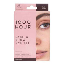 1000HOUR Eyelash & Brow Dye Kit Dark Brown 1 Kit