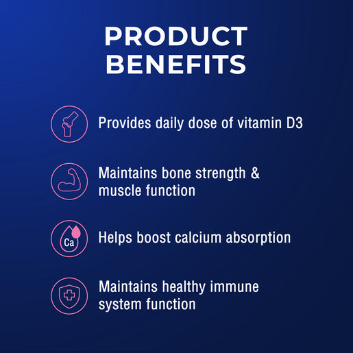 Ostelin Vitamin D3 1000IU 250 Capsules
