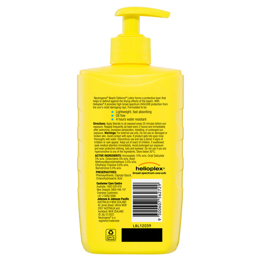 Neutrogena® Beach Defence Lotion SPF50 400mL - GimmeNow