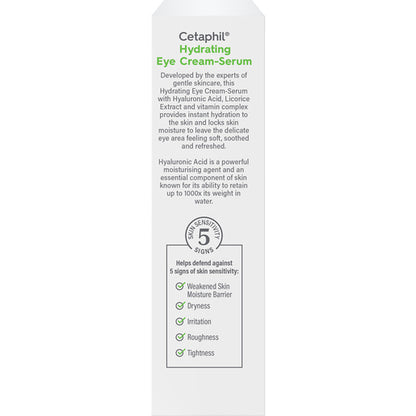 Cetaphil Hydrating Eye Cream-Serum with Hyaluronic Acid 14mL