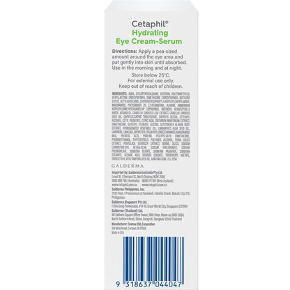 Cetaphil Hydrating Eye Cream-Serum with Hyaluronic Acid 14mL