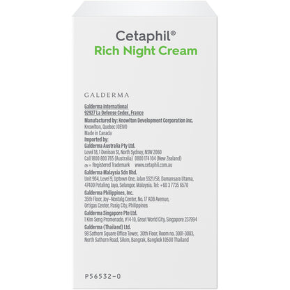 Cetaphil Face Rich Hydrating Night Cream 48g