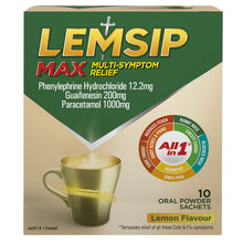 Lemsip Max Multi-Symptom Relief Lemon Flavour 10 Sachets - GimmeNow