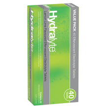 Hydralyte Lemon Lime Flavoured Electrolyte 40 Effervescent Tablets