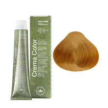 Solfine Crema Colour 8DR Golden Copper Light Blonde Permanent Hair Colour 65mL