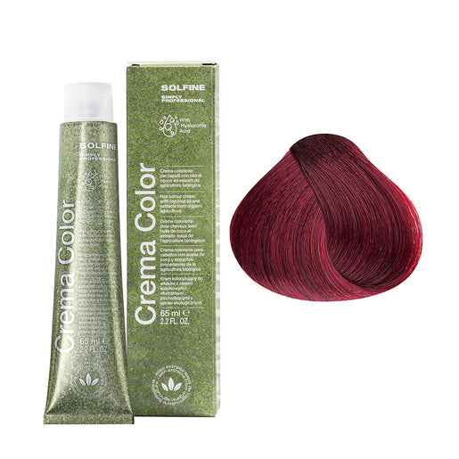 Solfine Crema Colour 5SI Light Chestnut Red Permanent Hair Colour 65mL