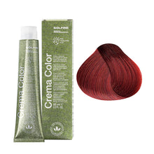 Solfine Crema Colour 6S Dark Blonde Fashion Red Permanent Hair Colour 65mL