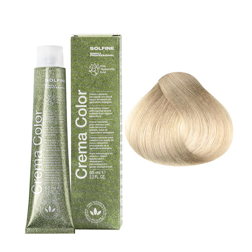 Solfine Crema Colour 32 HighLift Ash Blonde Permanent Hair Colour 65mL
