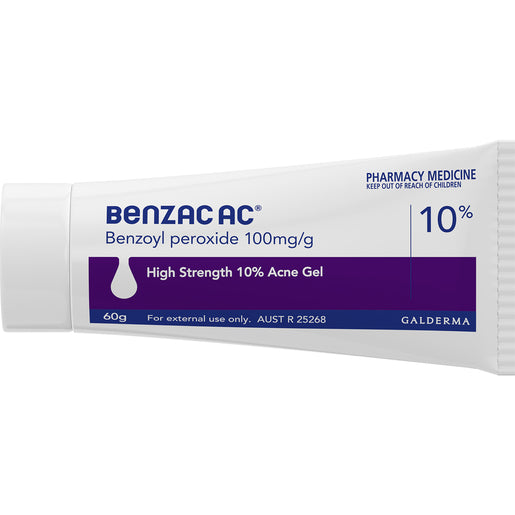 Benzac AC High Strength 10% 60g Acne Gel 60g - GimmeNow