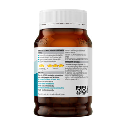 Blackmores Omega Triple Concentrated Fish Oil 150 Capsules