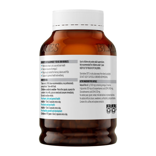 Blackmores Fish Oil 1000 Odourless 400 Capsules