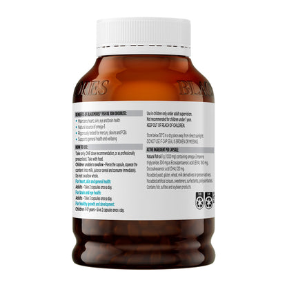 Blackmores Fish Oil 1000 Odourless 400 Capsules