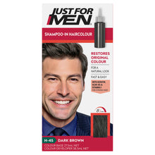Just For Men Shampoo-In Haircolour Dark Brown 66mL - GimmeNow
